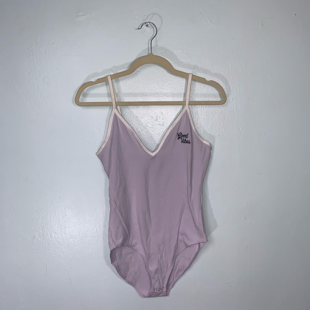PINK: Pastel Purple Bodysuit